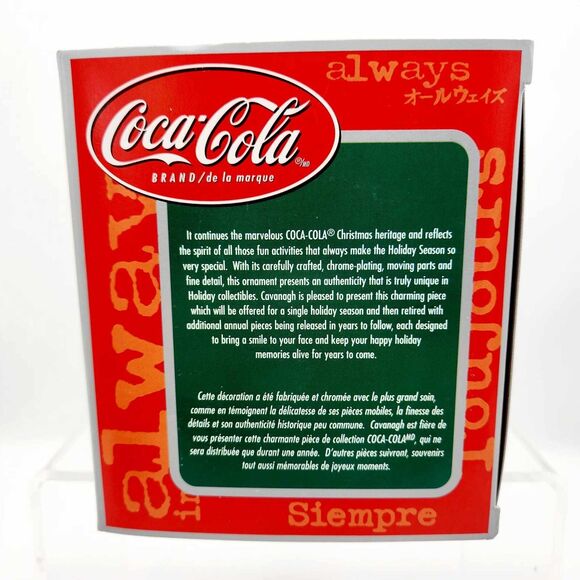 Coca-Cola Coke 2000 Platinum Series Collection Christmas Ornament Delivery Truck - Picture 5 of 7